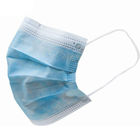 Azul amigável de Eco máscara protetora de 3 dobras, máscara não tecida descartável que irrita-se não fornecedor