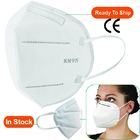 Anti máscara protetora descartável não tecida de 3 dobras do respirador facial do filtro da máscara da poeira KN95 fornecedor