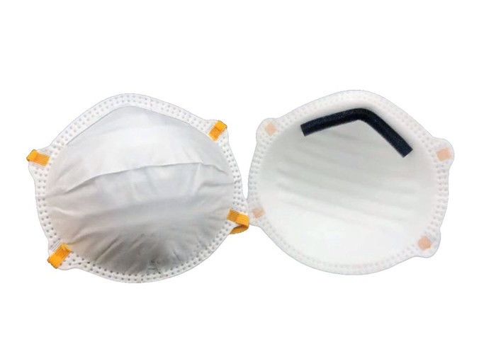 Respiradores descartáveis confortáveis da poeira, respiração lisa do asbesto da máscara FFP2 fornecedor