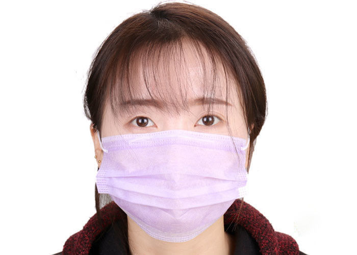 Segurança pessoal não tecida descartável elegante respirável de 3 dobras da máscara protetora fornecedor