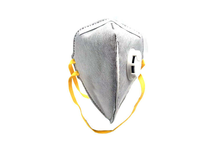 Máscara de poeira dobrável vertical com válvula da eficiência alta do filtro de 4 camadas anti névoa fornecedor