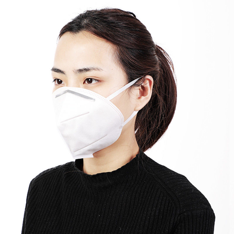 Máscara lisa da dobra protetora da segurança, máscara N95 descartável com eficiência alta do filtro fornecedor