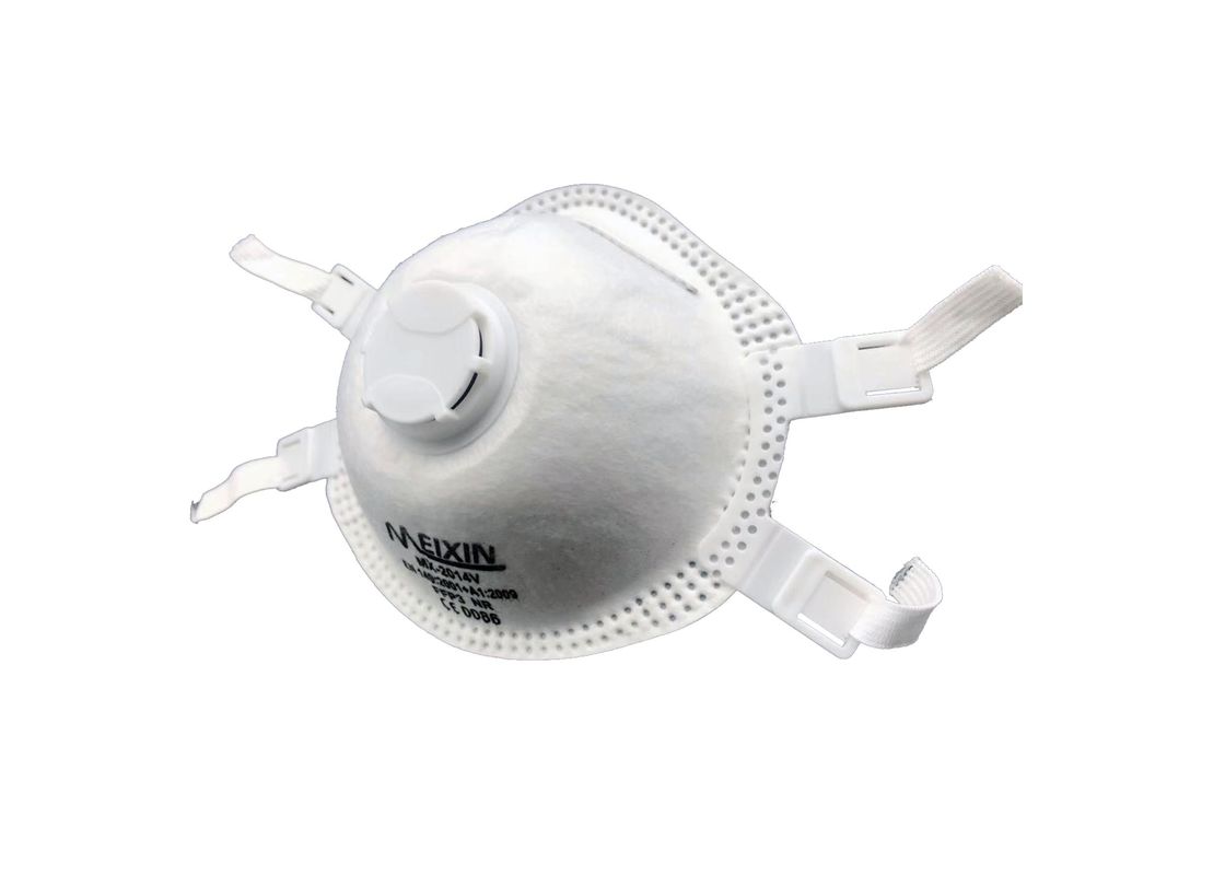 Única forma cônica descartável de utilização da máscara de poeira com a válvula de respiração fácil fornecedor
