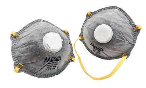 Peso leve da máscara de poeira do filtro do carbono do polipropileno com duas cabeça - correias fornecedor