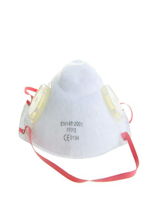 Máscara protetora anti-bacteriana de 4 dobras respirável com duas válvulas/correias principais vermelhas fornecedor