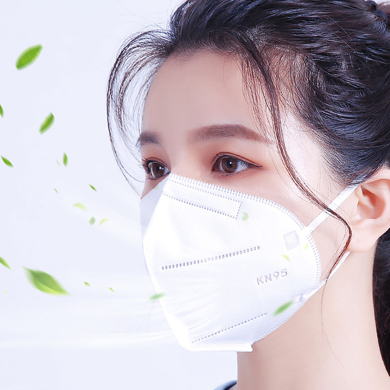 Máscara de respiração Kn95 não tecida/poeira dobrável respirável da máscara protetora anti fornecedor